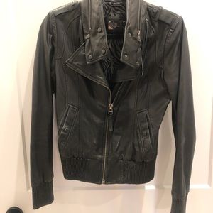 Mackage leather jacket
